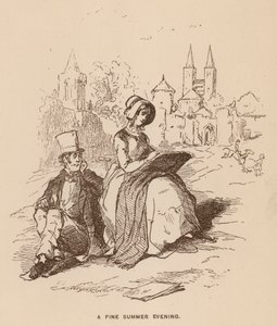 Ilustración para Vanity Fair de Thackeray de English School