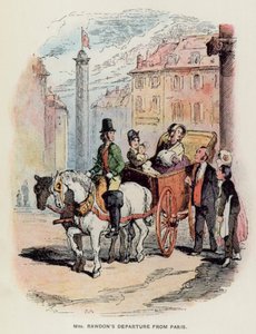 Ilustración para Vanity Fair de Thackeray de English School