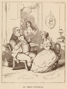 Ilustración para Vanity Fair de Thackeray de English School