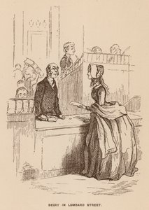 Ilustración para Vanity Fair de Thackeray (litografía) de English School