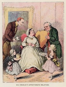 Ilustración para La feria de las vanidades de Thackeray de English School