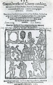 Ilustración del Groundworke of Conny-catching, 1592 de English School