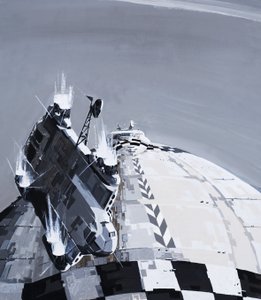 Ilustración para una historia de Arthur C. Clarke