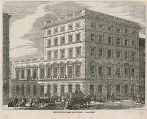 Arquitectura mejorada de las calles de Londres