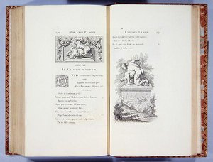 En Cassium Severum, de Quinti Horatii Flaci Opera, impreso por John Pine, 1733-7 de English School