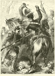 En la Batalla de Dreux, noviembre 1870 de English School