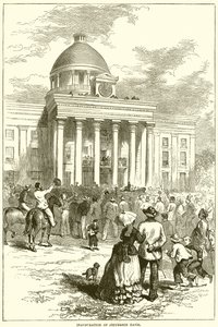 Inauguración de Jefferson Davis de English School