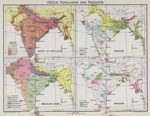 India, población y productos