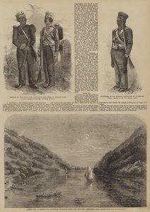 Rebelión india de 1857 (grabado) de English School