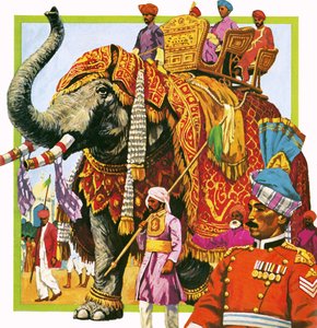 Elefante indio de English School