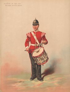Infantería de Línea, Tamborilero, Orden de Revista