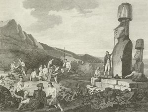 Habitantes y monumentos de la Isla de Pascua de English School