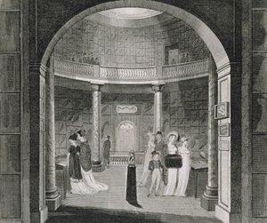 Vista interior del Museo Leverian, 1806 de English School