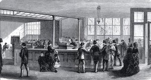 Interior del Banco del Niño de English School