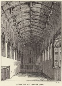 Interior de Crosby Hall en Chelsea de English School