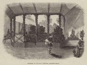 Interior de los terrenos de caza, Harrow Road de English School