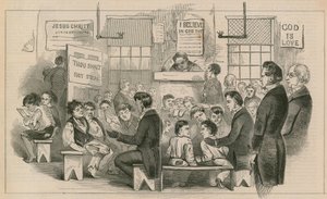 Interior de la Escuela de Niños Desamparados del King