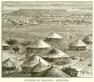 Interior de Magdala, Abisinia