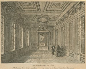 Interior del Palacio de la Corte de la Prisión Marshalsea de English School