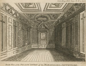 Interior del Palacio de la Corte de la Prisión Marshalsea de English School