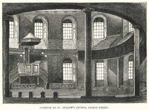 Interior de la Iglesia de San Andrés, George Street de English School