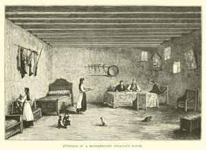 Interior de la casa de un senador montenegrino