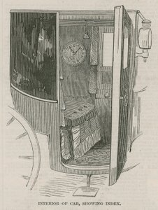 Interior de un taxi de English School