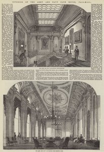 Interior de la Casa del Club del Ejército y la Marina, Pall-Mall de English School