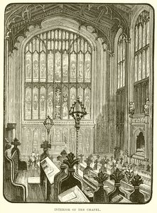 Interior de la capilla de English School