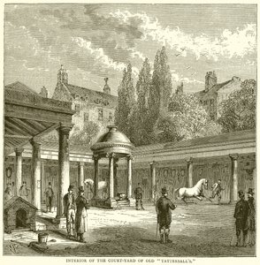 Interior del patio del antiguo Tattersalls de English School