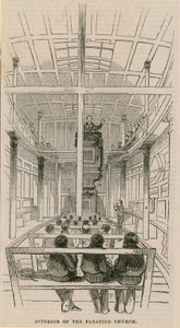 Interior de la Iglesia Flotante de English School