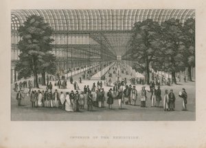 Interior de la Gran Exposición, 1851 de English School
