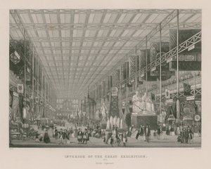 Interior de la Gran Exposición, 1851, Departamento Británico de English School