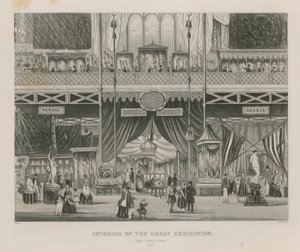 Interior de la Gran Exposición, 1851, Egipto, Turquía y Grecia