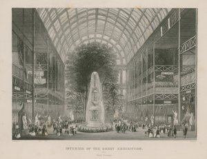 Interior de la Gran Exposición, 1851, Transepto Norte de English School
