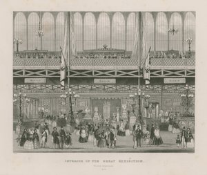 Interior de la Gran Exposición, 1851, Departamento Ruso de English School
