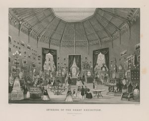 Interior de la Gran Exposición, 1851, Departamento del Zollverein de English School