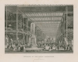 Interior de la Gran Exposición, 1851, desde el Transepto mirando al este