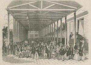 Interior de la terminal del Great Western Railway de English School