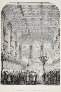 Interior de la Cámara de los Lores