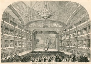 Interior de la Casa de la Ópera Italiana, Covent Garden, Londres de English School