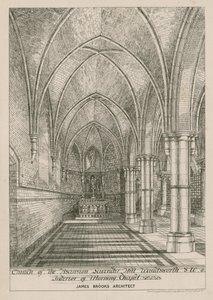 Interior de la Capilla Matutina de English School