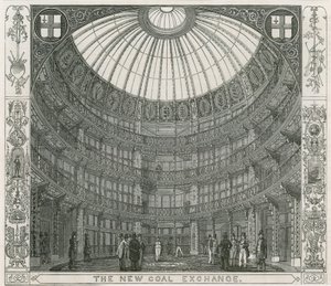 Interior del Nuevo Intercambio de Carbón, Thames Street