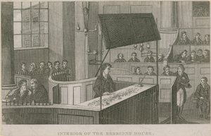 Interior de la Casa de Sesiones, Old Bailey