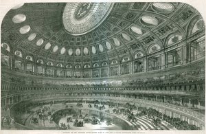 Interior del propuesto Royal Albert Hall de English School