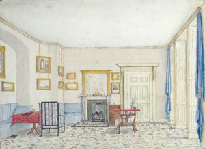 Interior en Curzon Street, c.1830 de English School