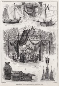 Exposición Internacional de Pesca, Corte de los Países Bajos (grabado)