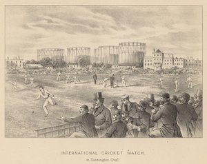 Partido internacional de cricket en Kennington Oval