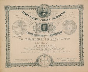 Invitación a la Celebración del Jubileo del Penny Postage de English School