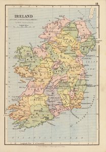 Irlanda, Período Estuardo y Brunswick (litografía en color)